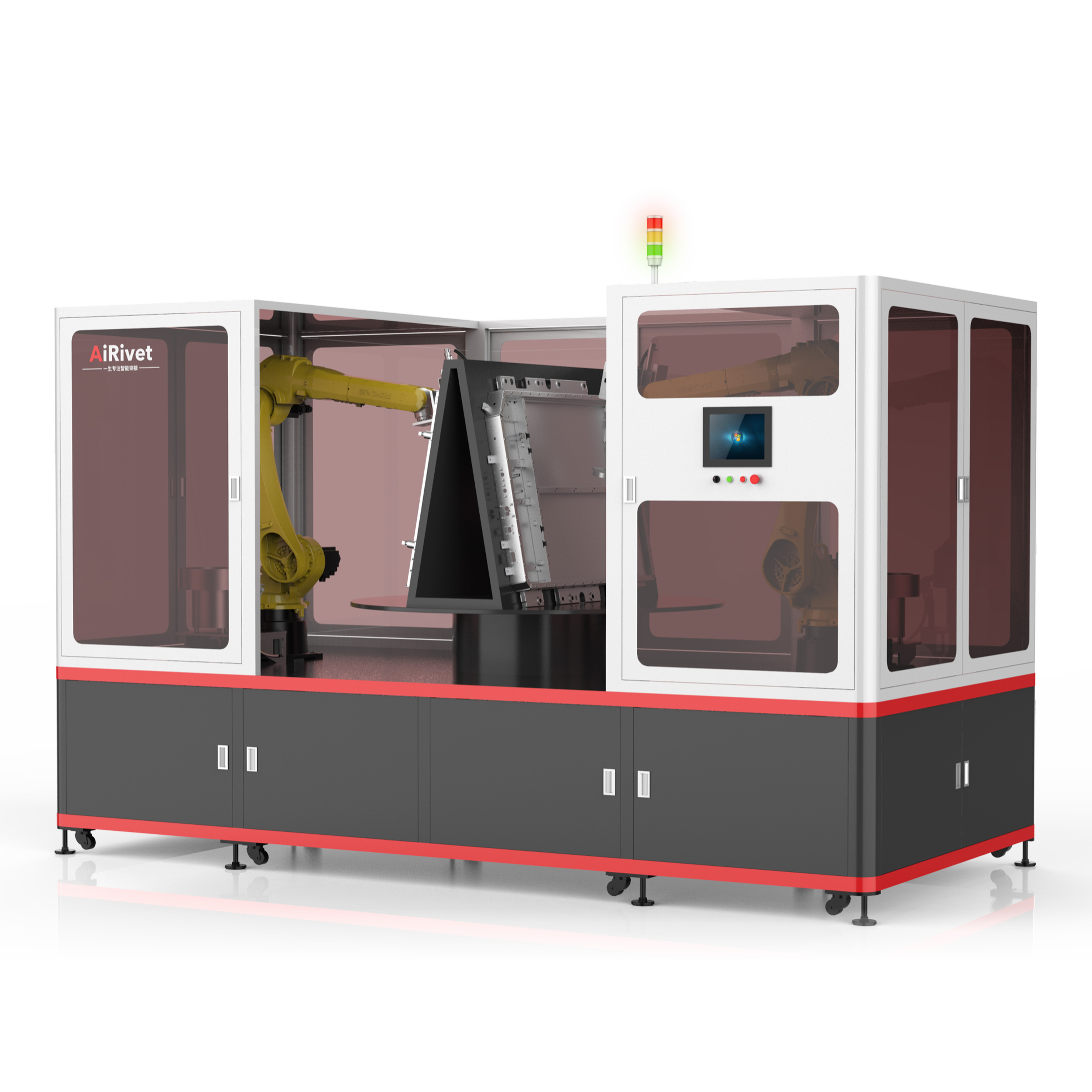 Robot riveting center