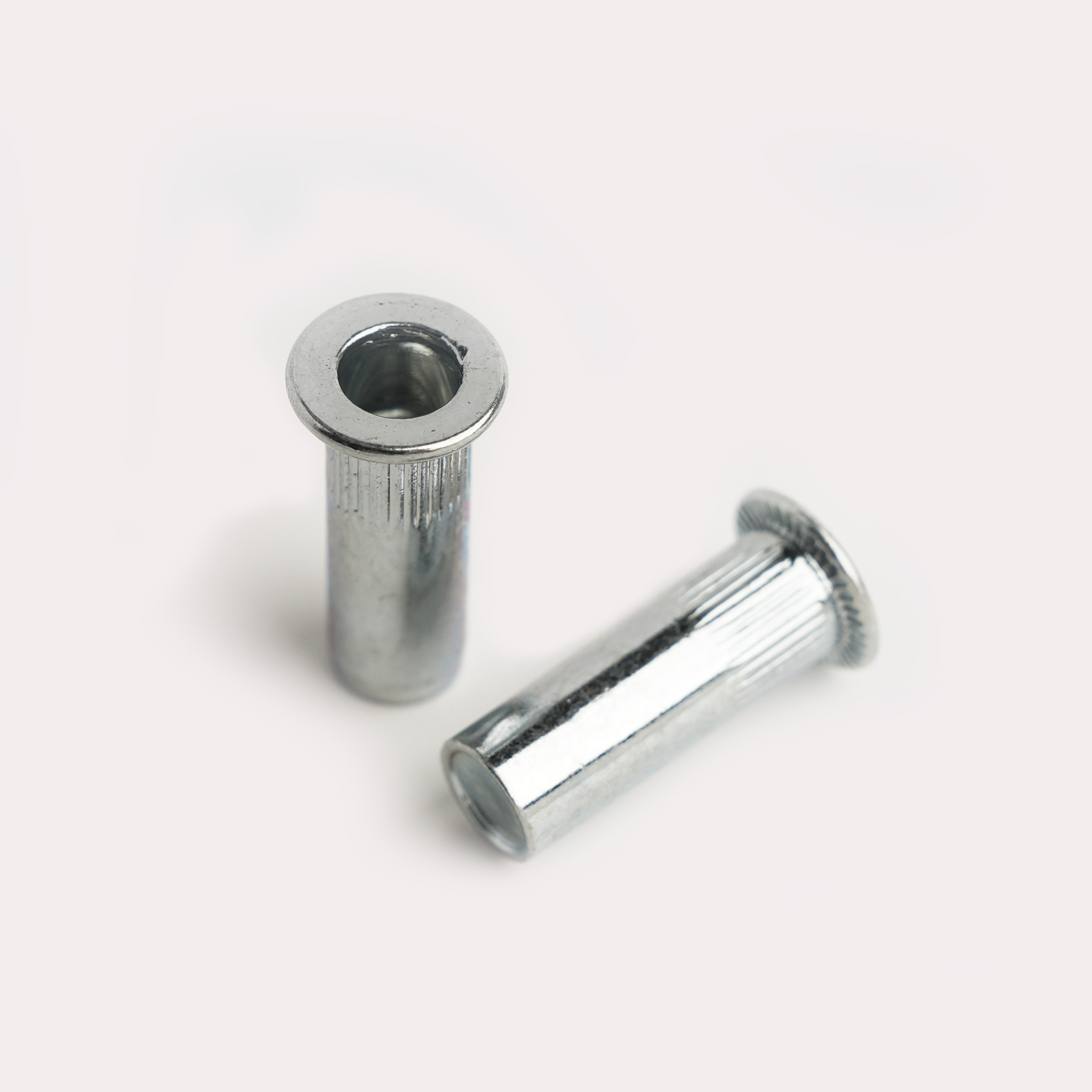 Flat Head Knurled Body Close End
