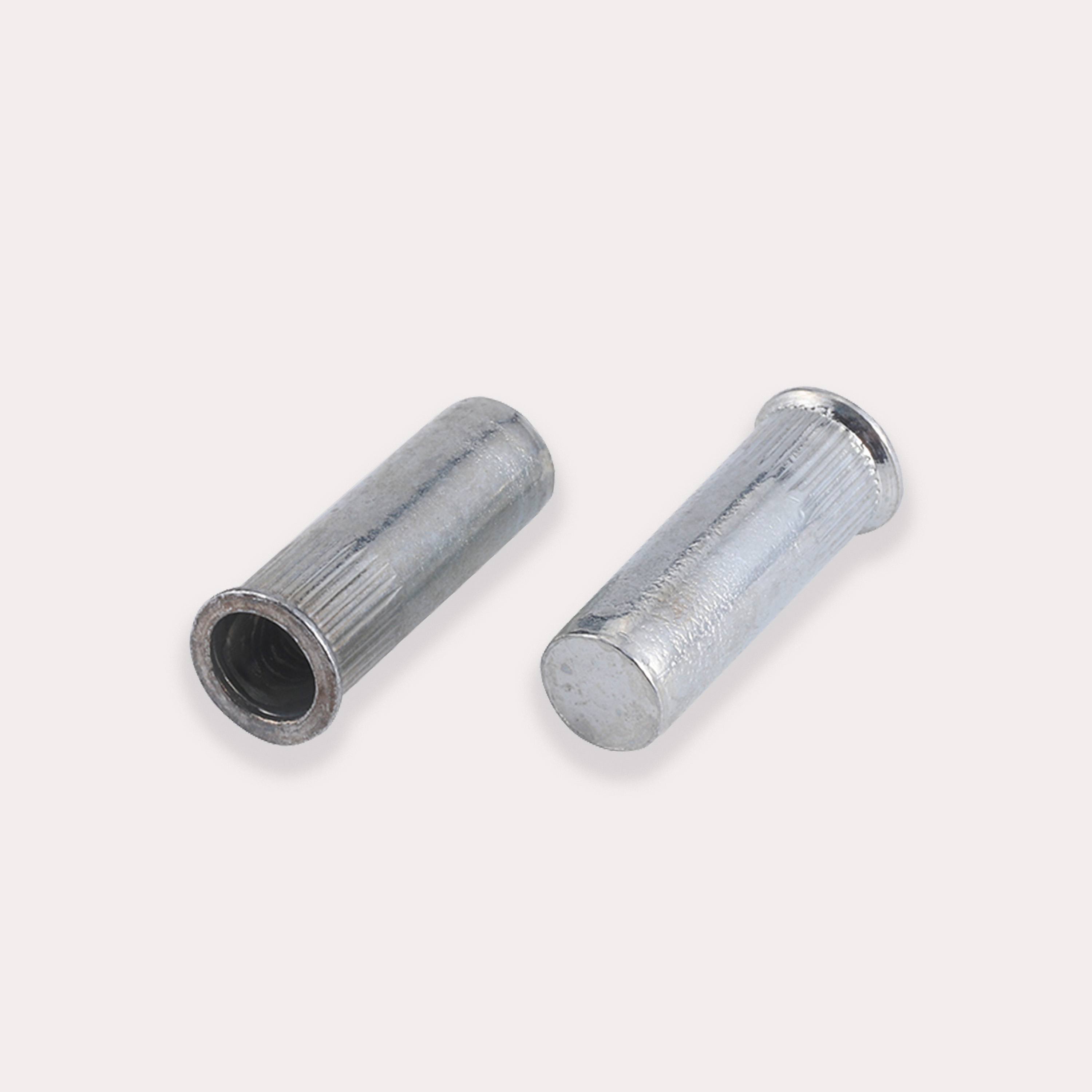 Reduce Head Knurled Body Close End Stainless Steel